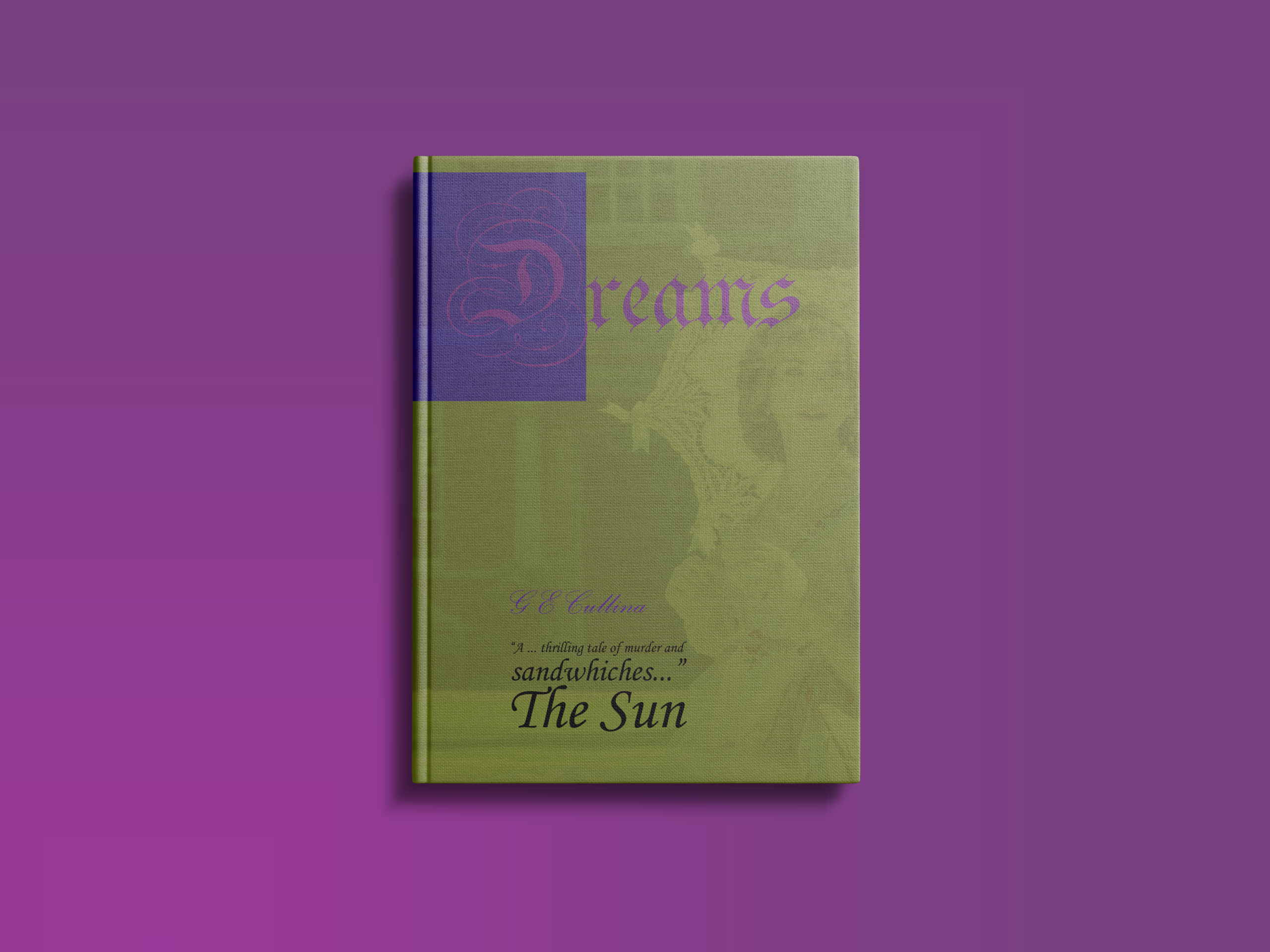 Dreams Book Cover Mockup PNG